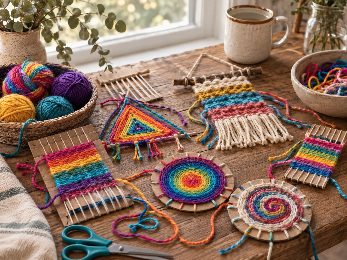 Kids Art: Simple Weavings
