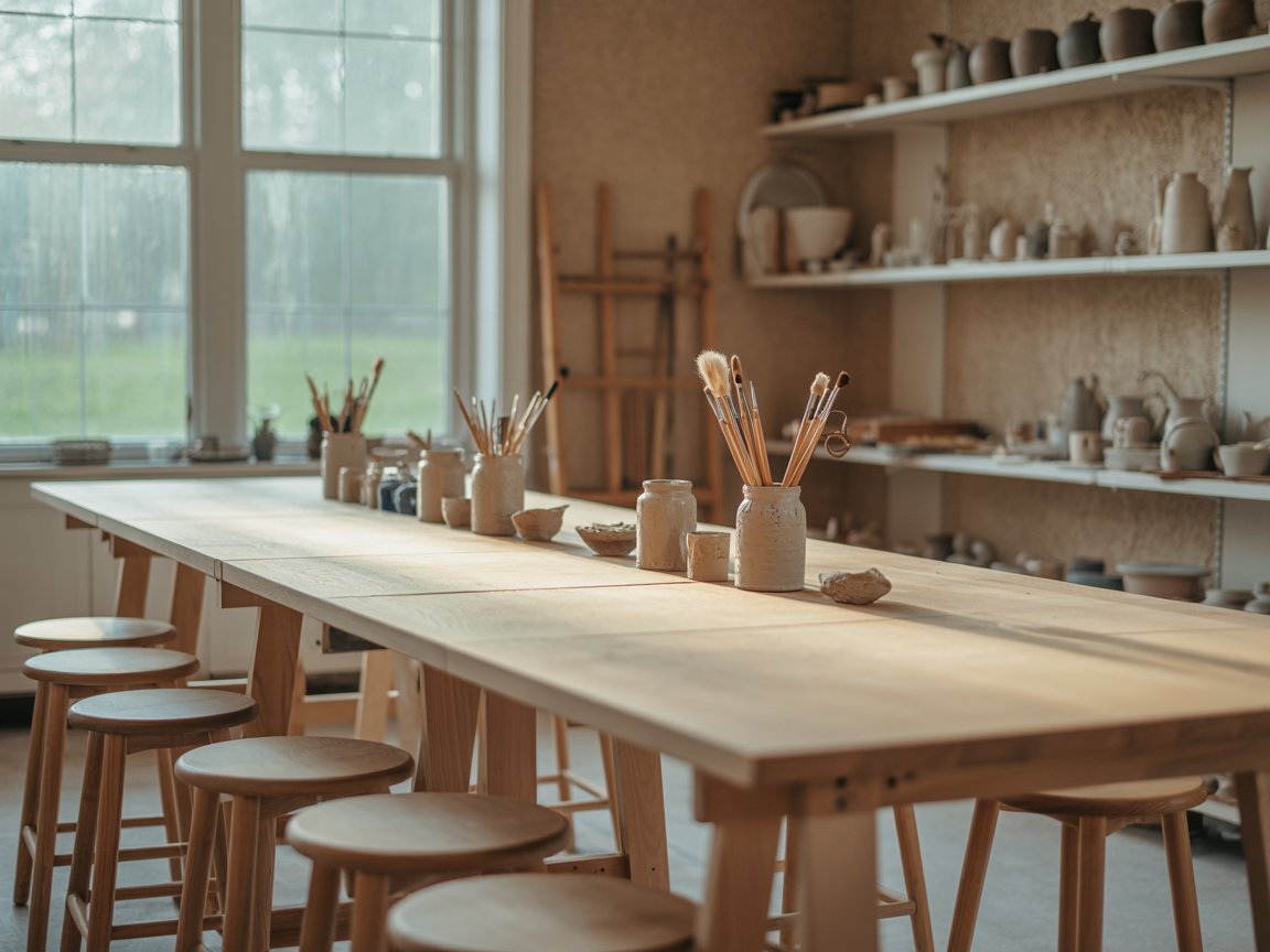 Private studio buyout — Paints and Sticks studio
