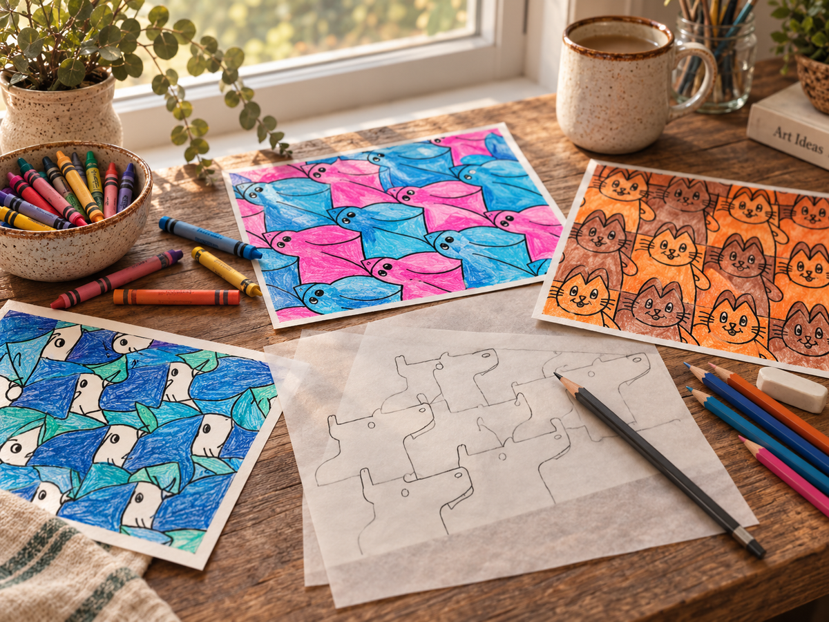 Kids Art: Tessellations