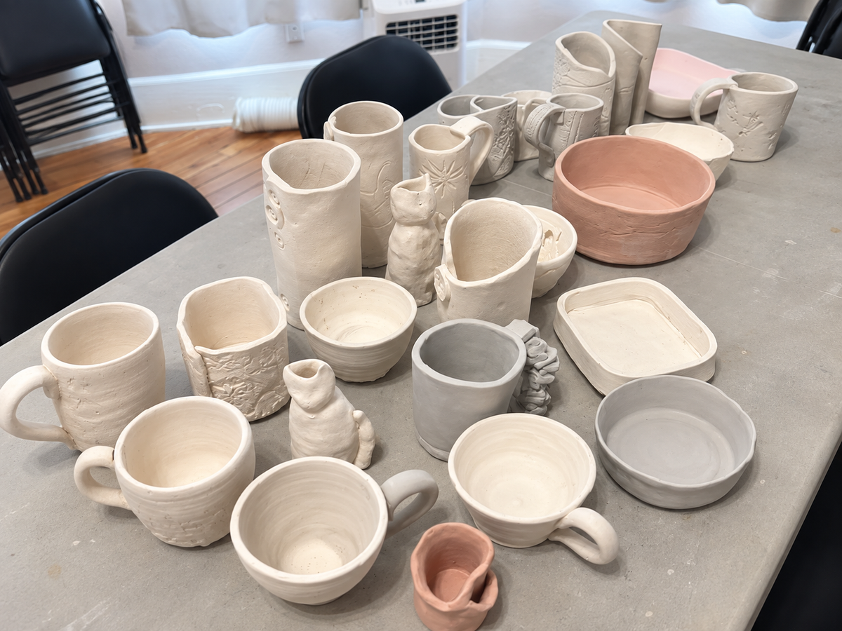 Bisque Fired Pottery