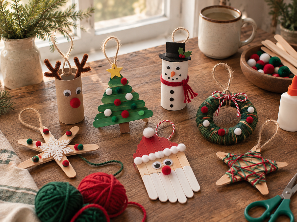 Kids Art: Christmas Ornaments