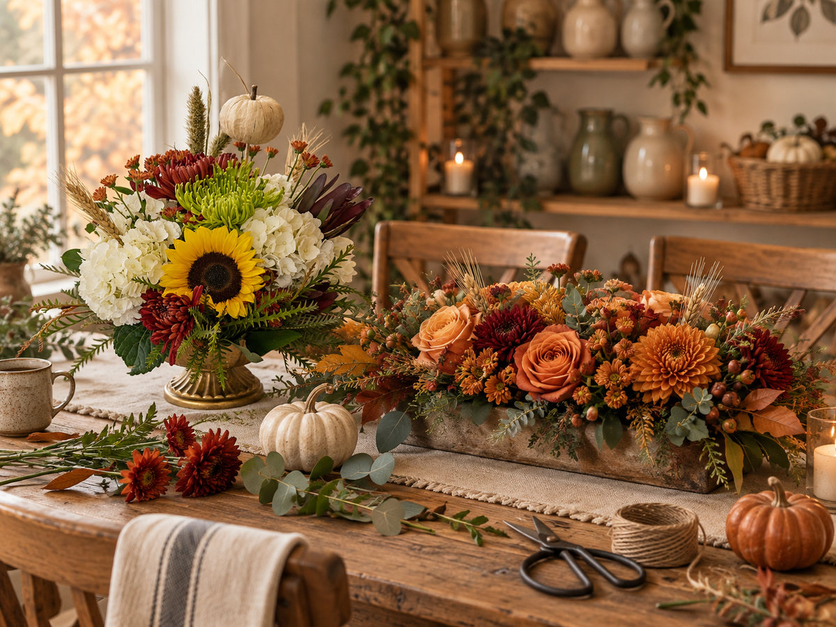 Floral Design: Thanksgiving Centerpieces